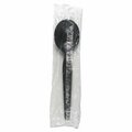 Razoredge BWK Heavyweight Wrapped Polystyrene Cutlery Soup Spoon, Black RA3197873